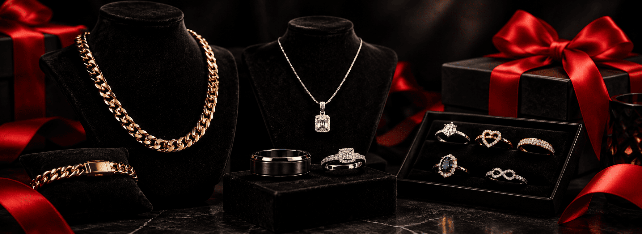 Luxury Jewelry Under Spotlight
